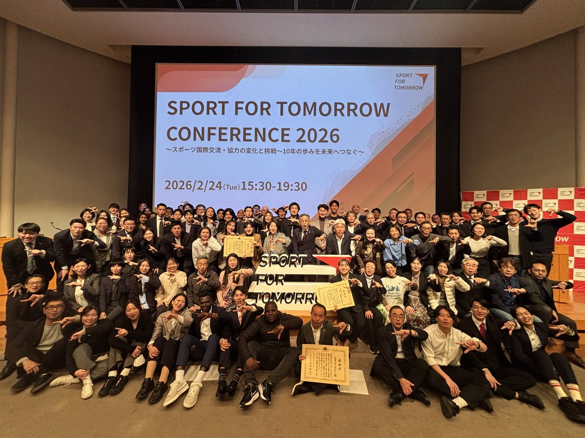 sports_JSA's tweet image. 【スポーツ・フォー・トゥモロー カンファレンス2026を開催しました！】

当日は、興味・関心を持つ人たち同士が互いの立場や活動を共有し、今後に向けた前向きな対話を行う有意義な時間となりました。

今後も #SFT の輪を広げていきましょう！

🔽詳細はこちら
facebook.com/japansportsage…