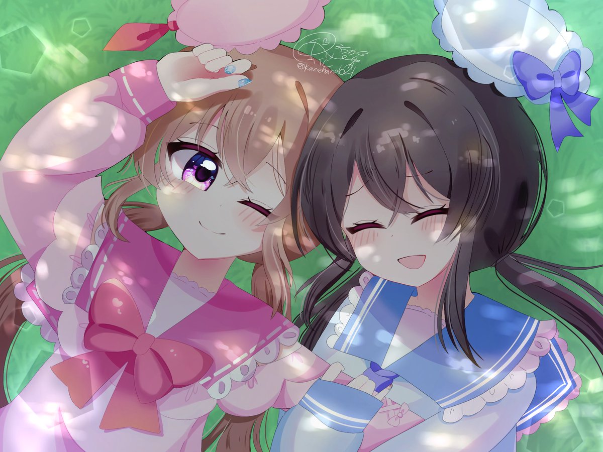 ふーかページ 木漏れ日の下で#oc