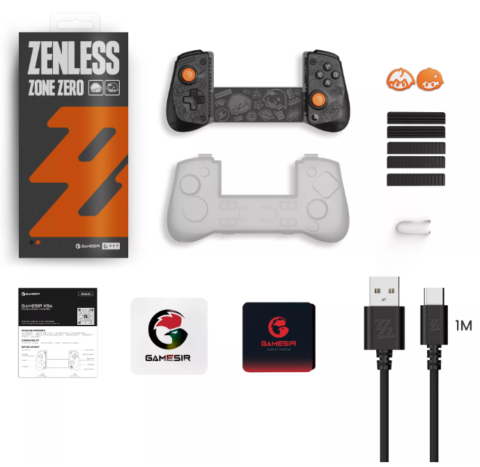 GameSir × ZENLESS ZONE ZEROコラボモデル GameSir #X5s #ZZZ Blackが