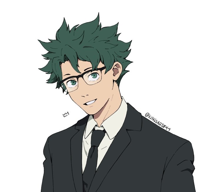 Colored one of these Deku sensei sketches. Can you tell I’ve been drawing a lot of csm recently #mha #bnha