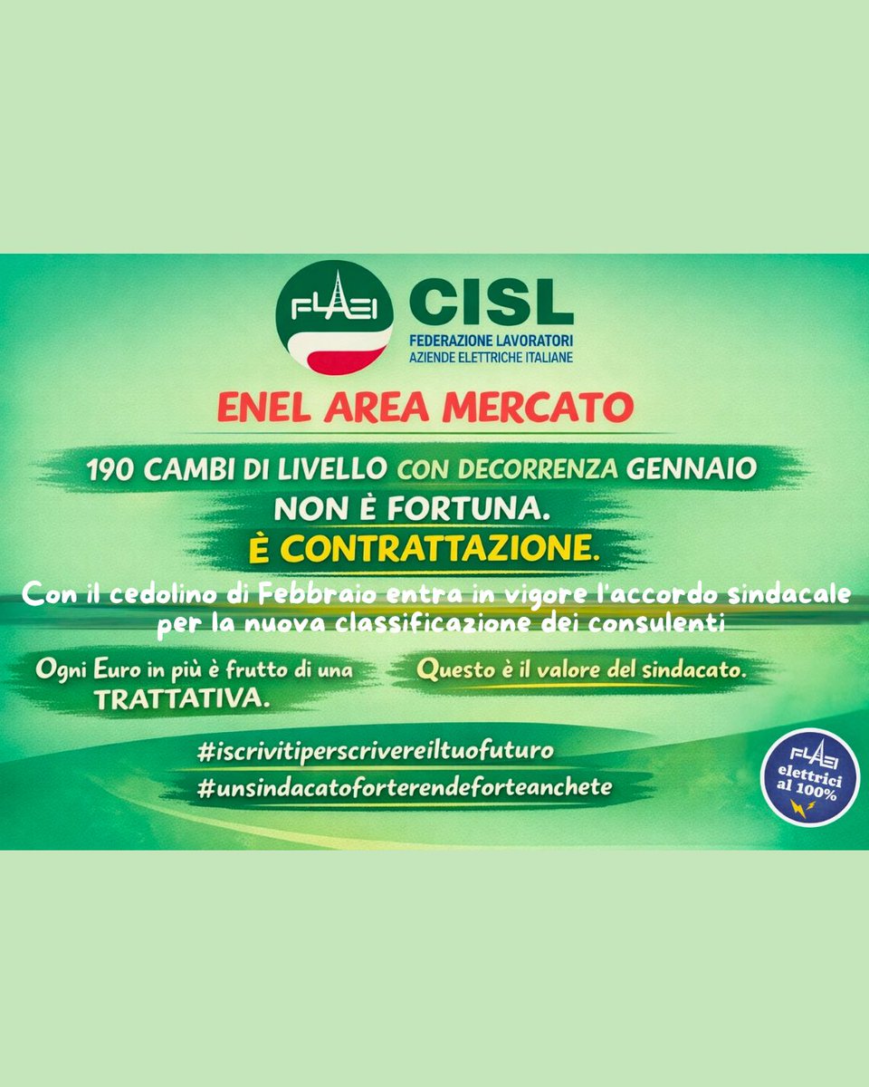 Flaei Cisl nazionale tweet media
