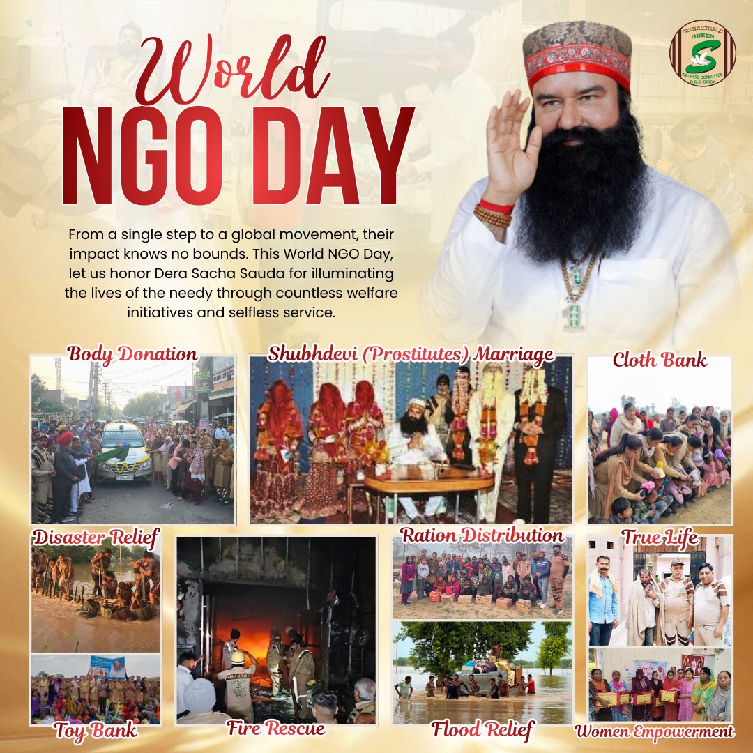 Celebrate, unite, and rise — with purpose, passion, and the ambition to drive positive change locally and globally.
Honouring all NGOs working tirelessly at the grassroots level to make our world a better place.
#WorldNGODay