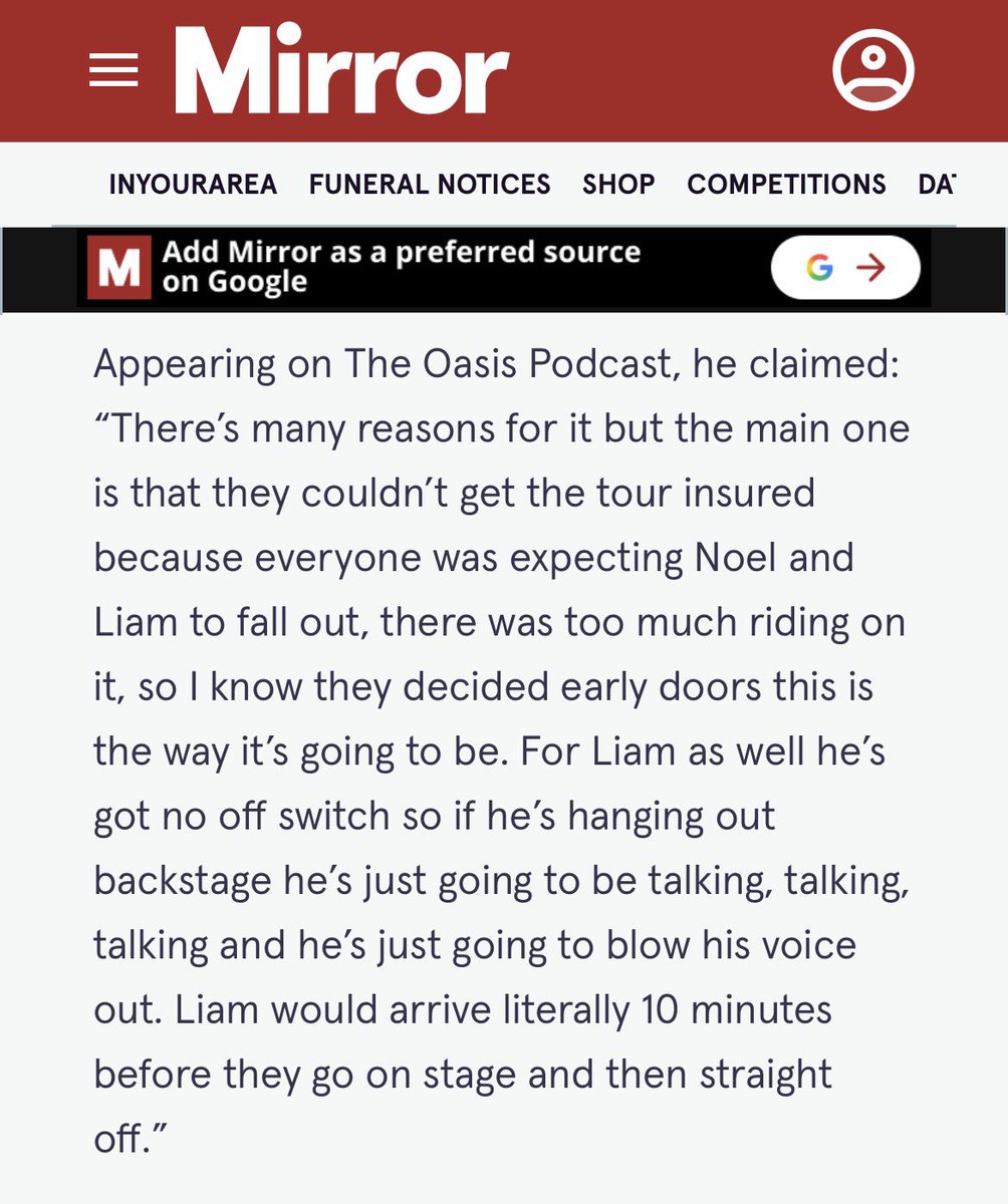 Oasis Podcast tweet media