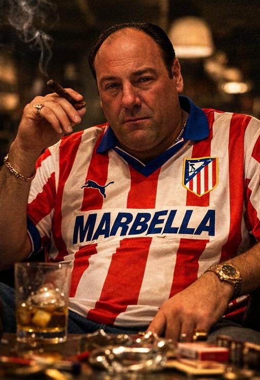 Dario_Galindo's tweet photo. Tony Soprano era del Atleti. https://t.co/mxUgX4p4MZ