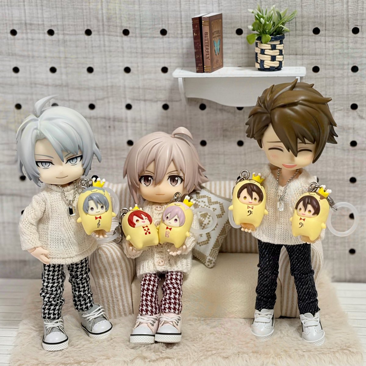 めじるしプリン集合ー🍮✨️
楽さんと陸くん、2人目の龍くんは
交換してもらいました🥹
ありがとうございます！