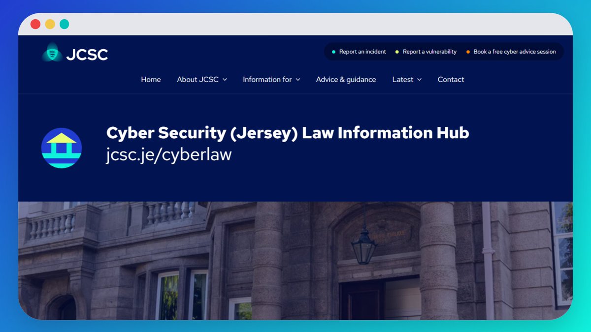 Jersey Cyber Security Centre (CERT.JE) tweet media