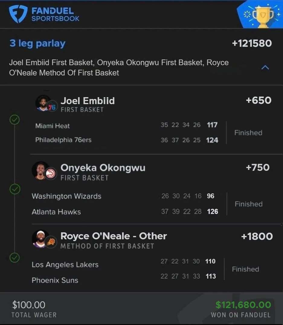 Wilsontips__'s tweet photo. BANNGGGG THE CASH✅✅✅

Told y’ll we cashing Heavyyy last night!!!

First Basket has to be my all time Favorite, I’m the best on them…

+121580 —- $121,680.00 🔥🔥🔥

$1000 to everyone that LIKE &amp; REWEET!!!

(Must be following)

https://t.co/gkmVVq6MU6 https://t.co/rh9BbqxRWx
