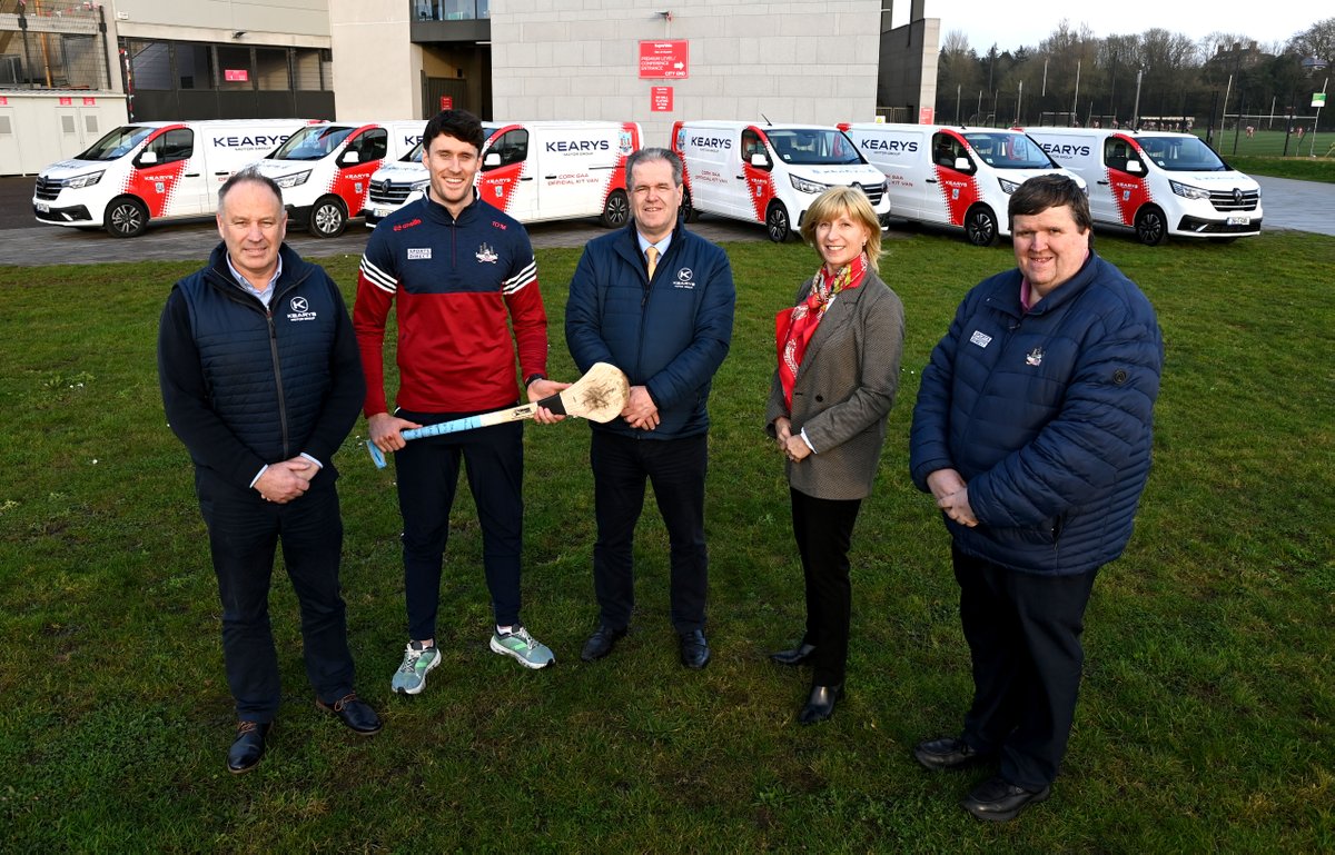 kearysmotors's tweet photo. Proud to support the Rebels for the 2026 season 🔴⚪

At SuperValu Páirc Uí Chaoimh, we were delighted to present six new Renault Trafic vans to Cork GAA as part of our official Van Partnership.

Great to have our Brand Ambassador, Tim O’Mahony, join us on the day. 🚐

#corkgaa https://t.co/gOnBOtdPpF