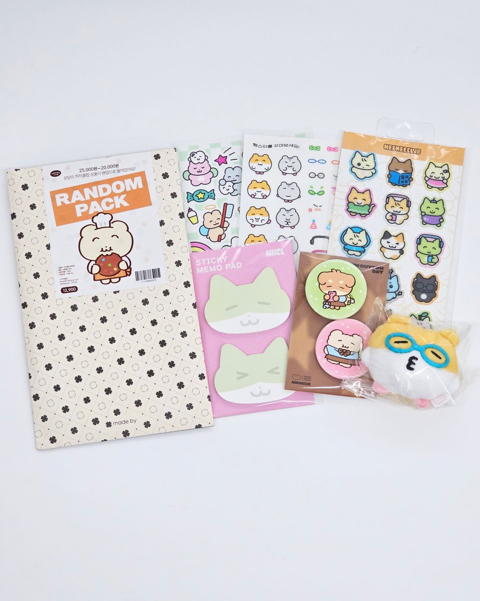 🍀AK플라자 홍대 팝업 한정 콜라보 랜덤팩🍀

오직 AK플라자 홍대 팝업에서만 구매할 수 있는
23인의 작가님과 콜라보한 한정 랜덤팩!

스티커, 마스킹테이프, 메모지, 키링 등등
작가님들이 꾹꾸 눌러 담아주신 풍성한 구성을
12,900원에 만날 수 있답니다.