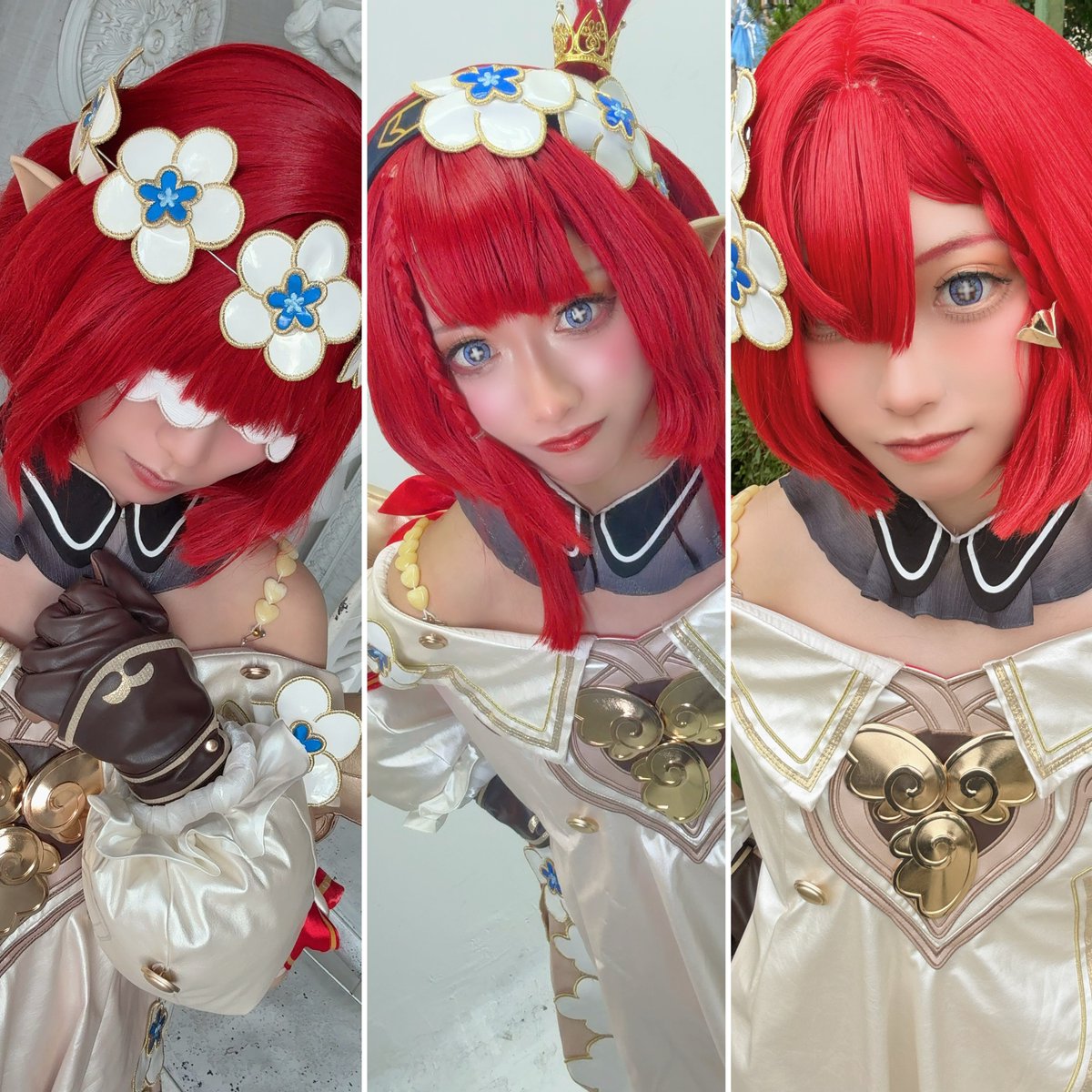 一人で三つ子❗️❗️❗️
(人望なくて揃えられないから一人でやるしかない😇)