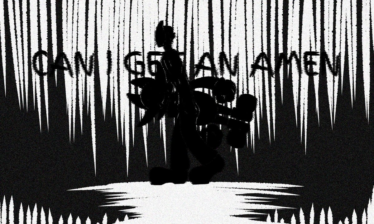 SnowfishIsOut's tweet photo. " I said, can I get an amen? " #BENDY

I overuse filters too much because my art looks ugly otherwise heh https://t.co/N4LhiDYrUJ