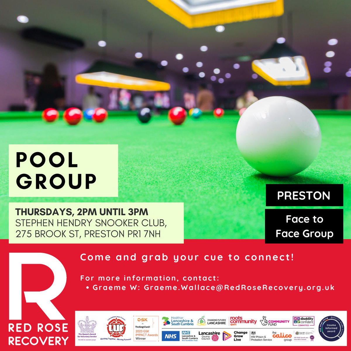 RRR_LUF's tweet image. Discover Our Groups 📅✨

We have lots of groups available to support wellbeing, connection, and creativity. Check out our calendar to see what’s on and find something that’s right for you!
👉 buff.ly/z908Oqj 

#CommunitySupport #Wellbeing #RedRoseRecovery