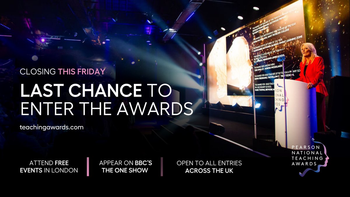 The Pearson National Teaching Awards tweet media