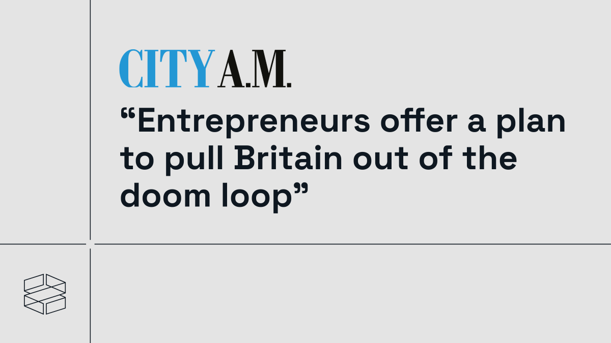 “Enterprise Britain hasn’t just outlined a manifesto for growth but a blueprint for a more engaged, prosperous and ambitious country.”

Great to see this write up of our report in <a href="/ChristianJMay/">Christian May</a>’s leader column for <a href="/CityAM/">City A.M.</a>.

🔗 Read it here: cityam.com/entrepreneurs-…

#TimeToAct