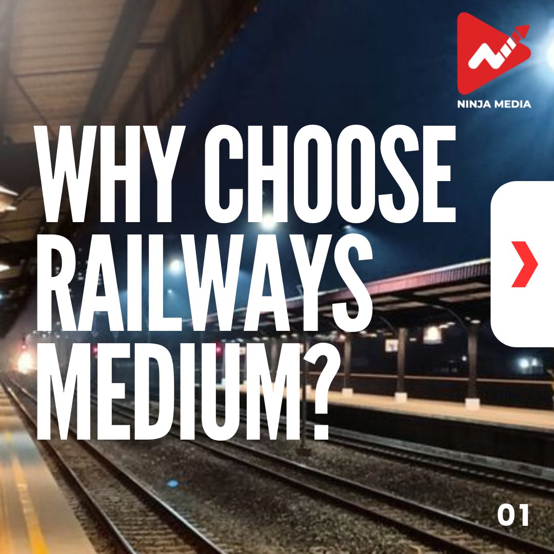 NinjaMedia_NMC's tweet photo. Railway media turns journeys into powerful brand moments 🚆 From mother-tongue messaging to regional audio, it builds trust, emotion & high recall where attention is captive.
#RailwayAdvertising #TransitMedia #OOHIndia #BrandRecall #RegionalMarketing #NinjaMedia https://t.co/D3i0Y8rULZ