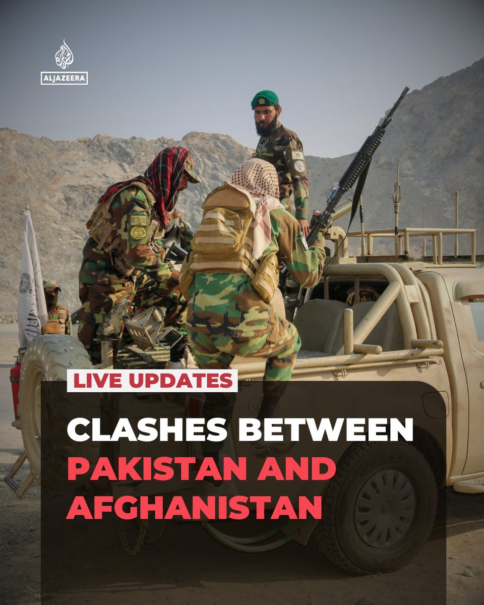 Pakistan says it is now “open war” between Islamabad and Afghanistan’s Taliban government as explosions are reported in Kabul and fighting continues along the border.

🔴 Follow our LIVE coverage: aje.news/toh87d