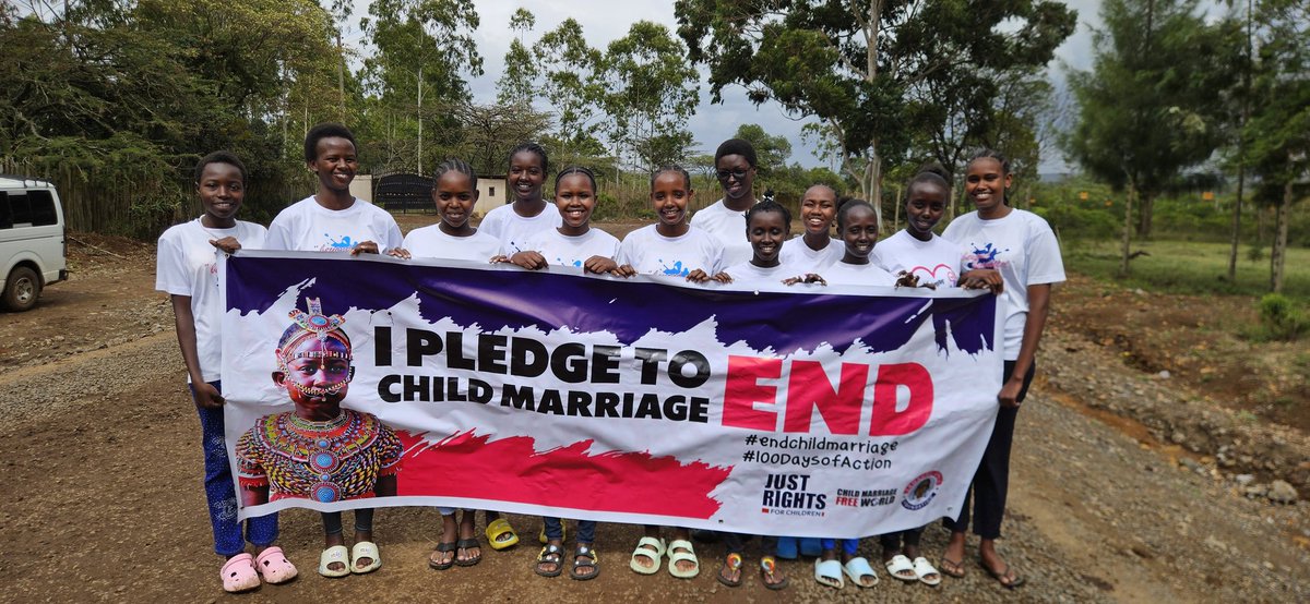 SamburuGirlsFDN's tweet photo. Our girls at SGF are stepping forward as agents of change leading by example and inspiring their peers to stand up for their rights and their future. 

#100daysofaction #wepledge #childmarriagefreeworld #endchildmarriage https://t.co/ufWlTijT1E