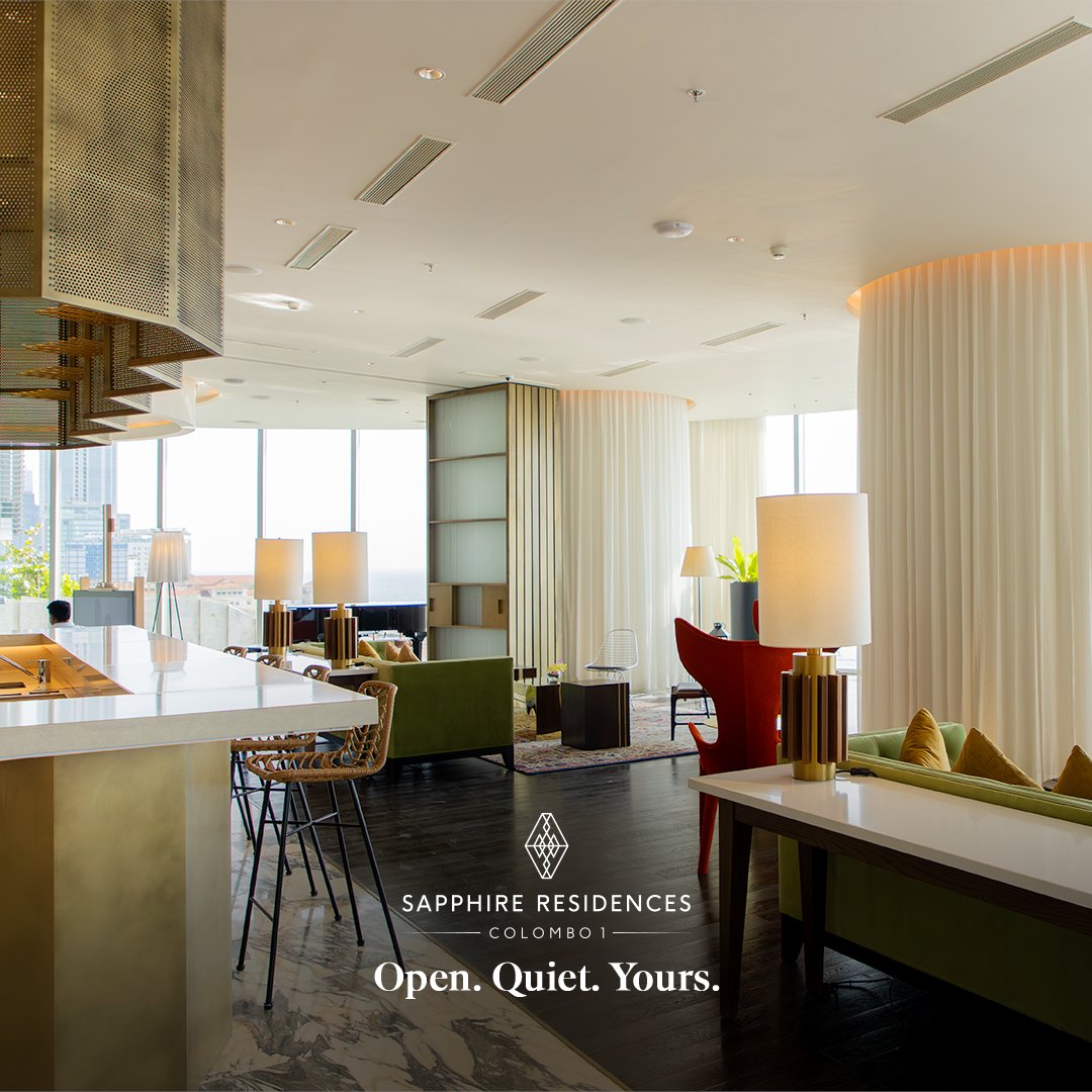 SapphireCMB's tweet photo. Spaces that welcome you.

#SapphireResidencesColombo #Apartments #ApartmentsInColombo #WorldClassInteriors #Penthouses #SkyMansions #LuxuryLiving https://t.co/hHv6eDnQoD