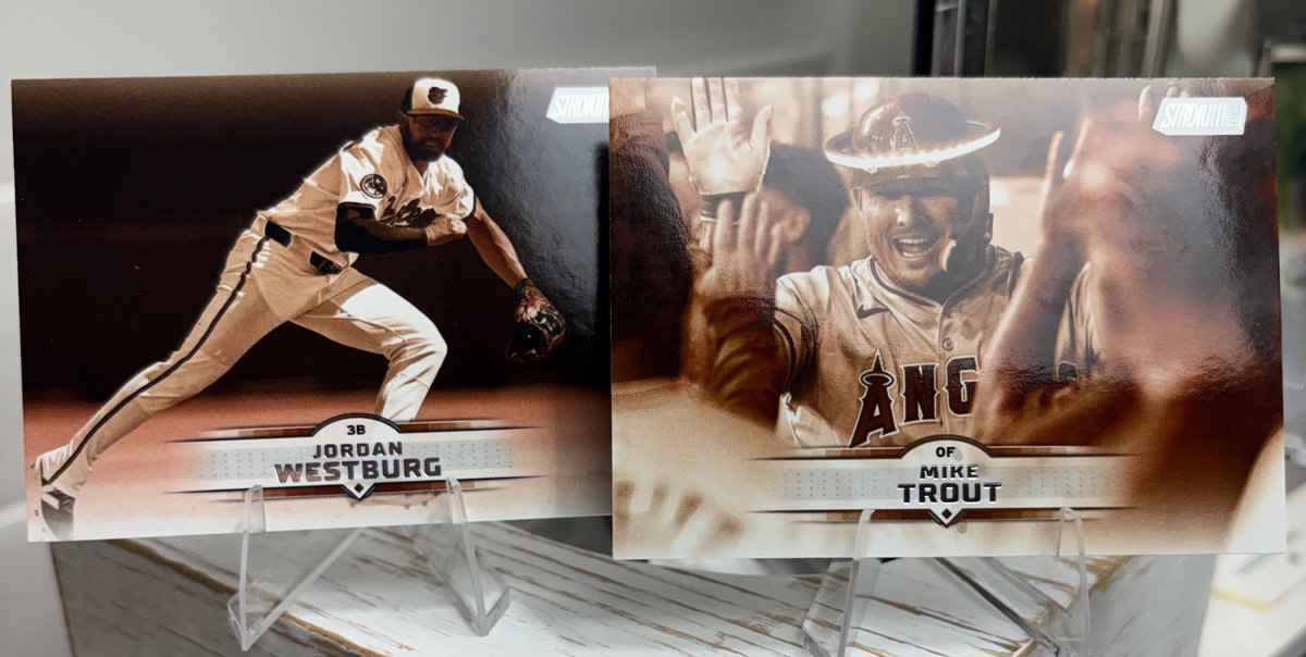 Who wants a chance at this just pulled Topps Stadium Club Trout and Westburg cards?
*Angels get over .500 in ‘26? 
I’ll pick someone Sunday night #Topps #Panini
