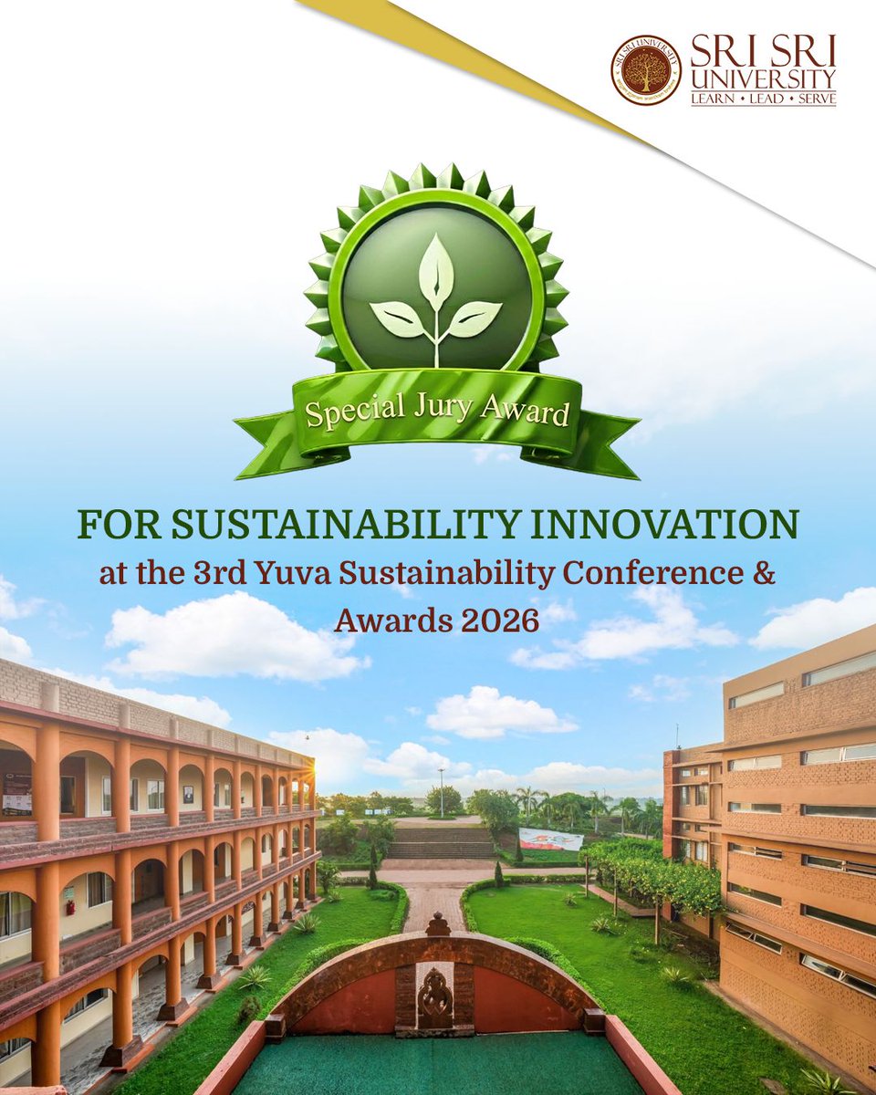 Sri Sri University tweet media