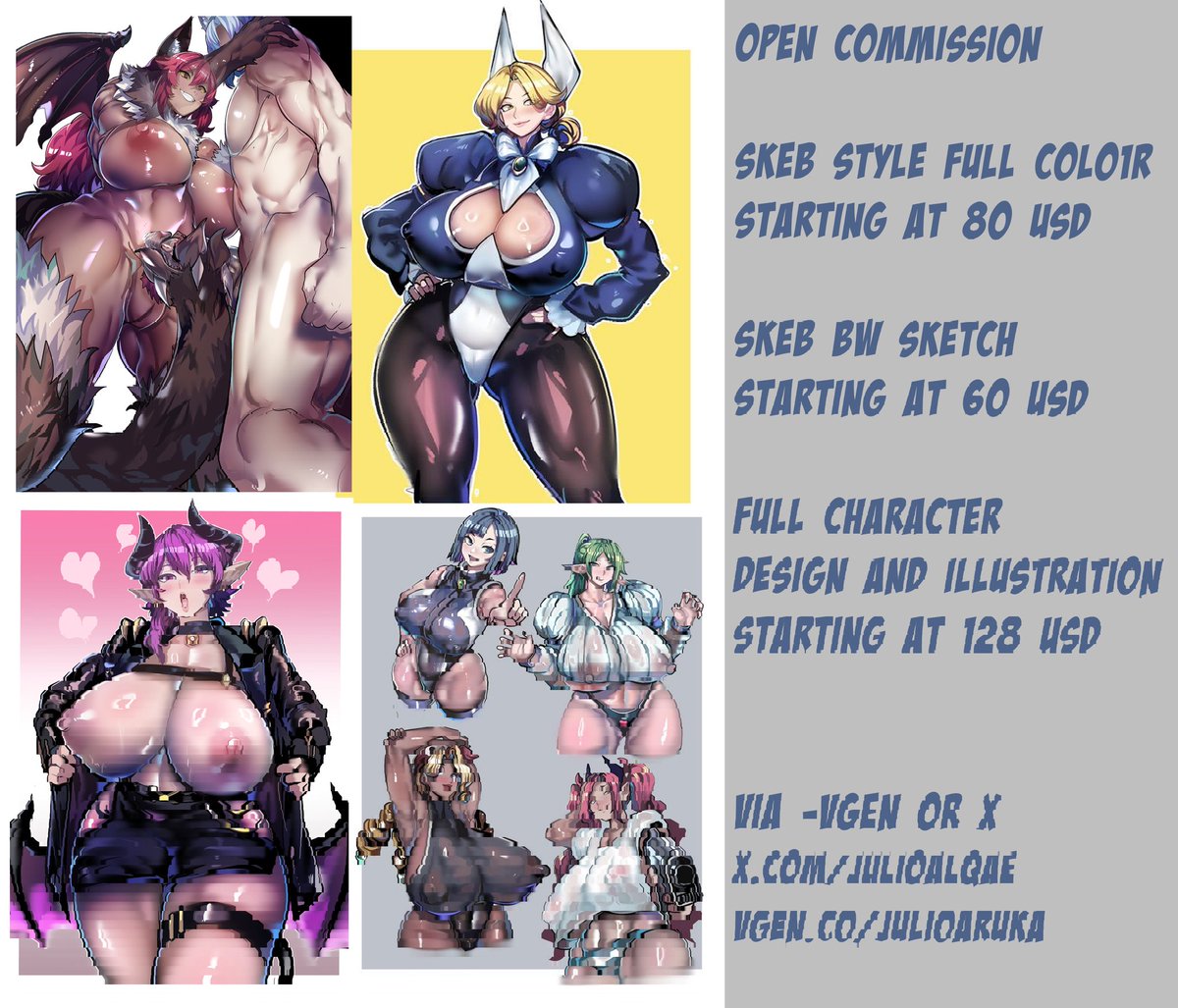 julioaruka ⚡commission open ❤️patreon-fanbox❤️ tweet media