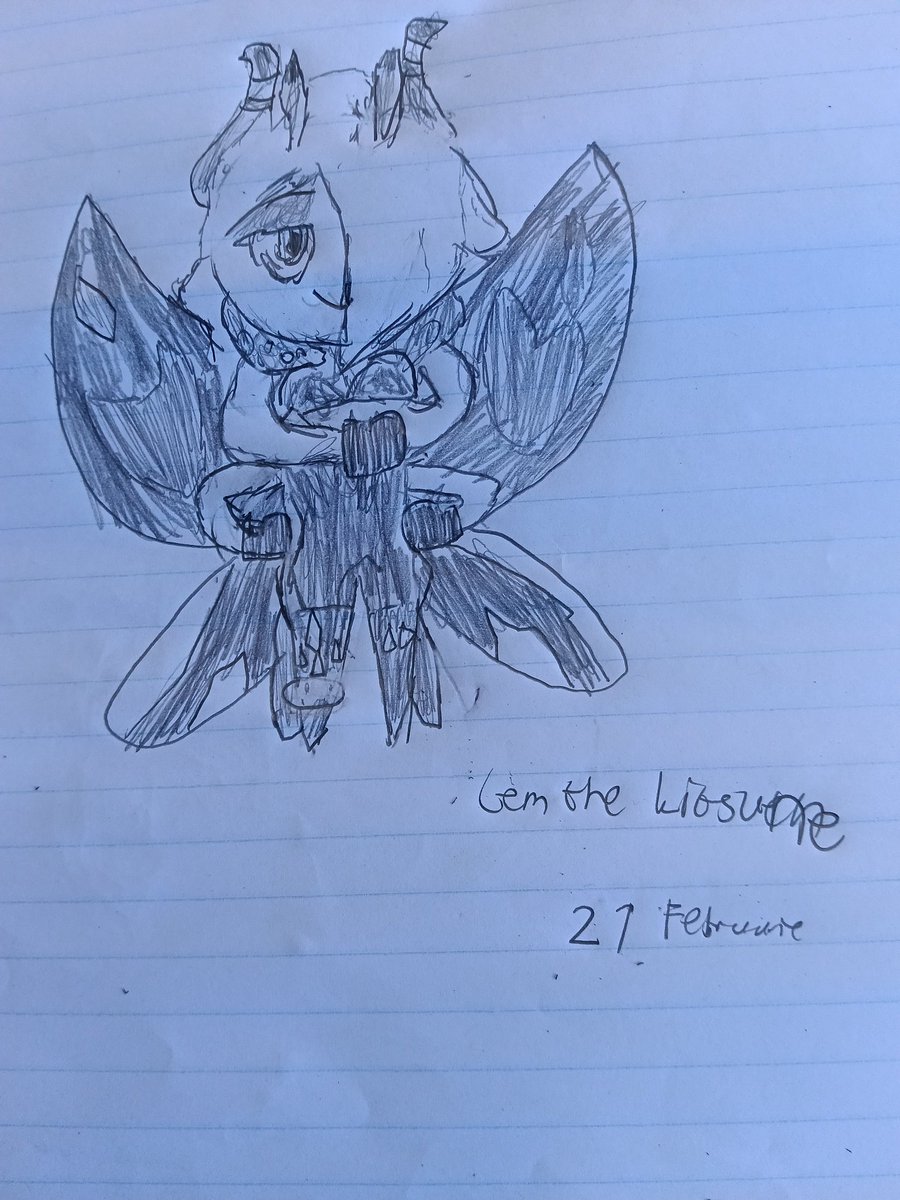 Gemtheman's tweet photo. Made art for a friend. this is the second time I have made chibi art so it ain't good sorry. #art #chibi #furry #moth #fanart https://t.co/b22xCVHYvR