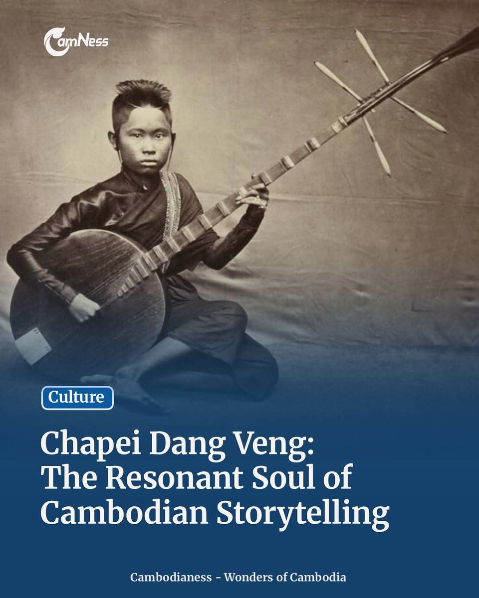 Discover the witty art of Cambodia’s musical storytellers — the chapei dang veng players — whose long-necked lutes carry centuries of humor, wisdom, and poetic resilience. 

Read more:

cambodianess.com/article/chapei…

Learn more at Wonders of Cambodia:

wondersofcambodia.com