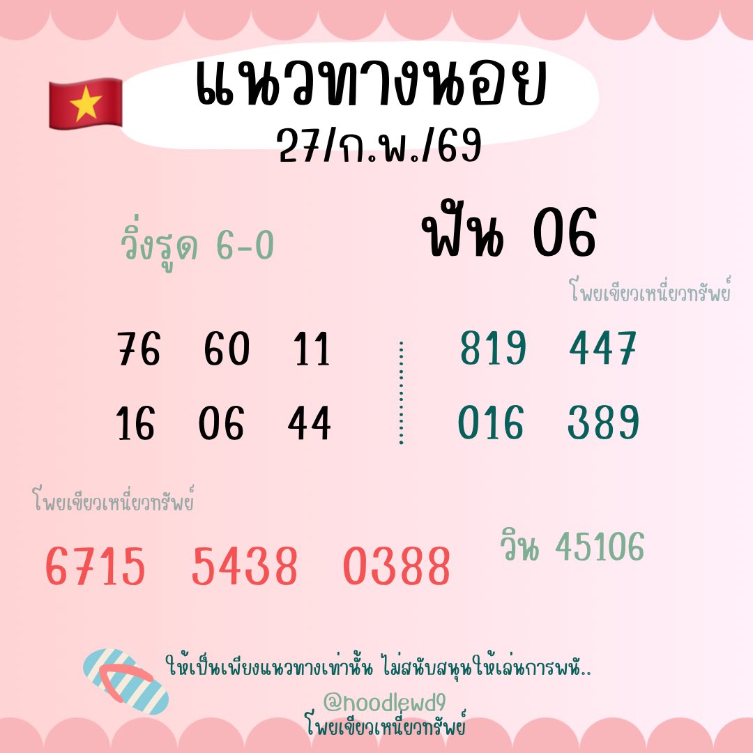 โพยเขียวเหนี่ยวทรัพย์🍀 tweet media
