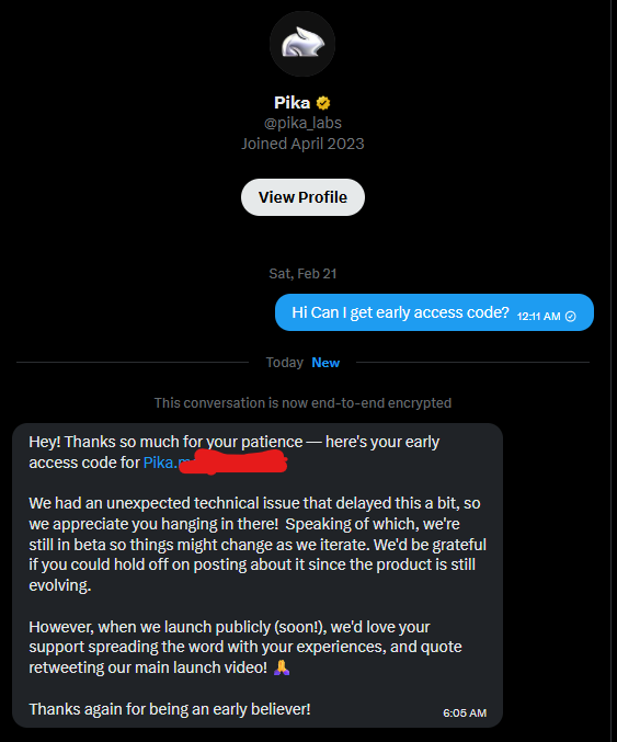 guess who just replied to me🤑