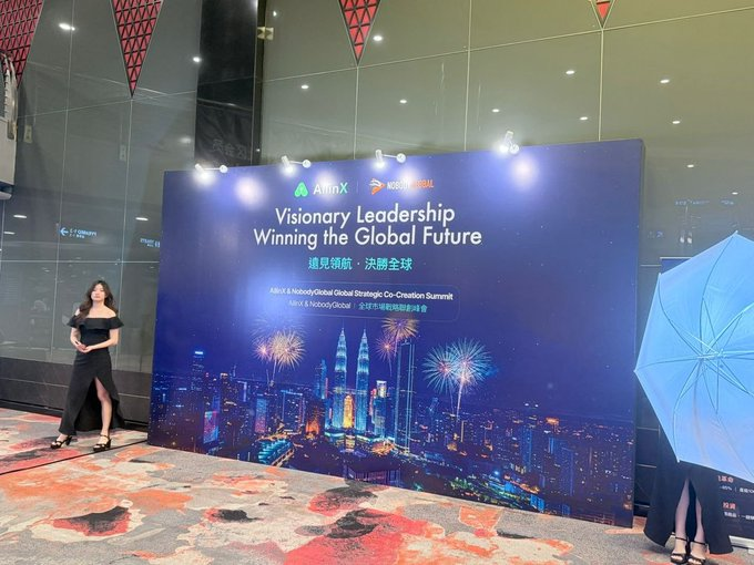 NEX_Exchange's tweet photo. 【Live】The AllinX x Nobody Global 2026 Strategic Summit is officially underway!   

450 industry leaders have gathered in Kuala Lumpur to shape the future of RWA. Stay tuned for the exciting sessions ahead!  

📍 Kuala Lumpur 
#AllinX #NobodyGlobal #StrategicSummit #KualaLumpur2026