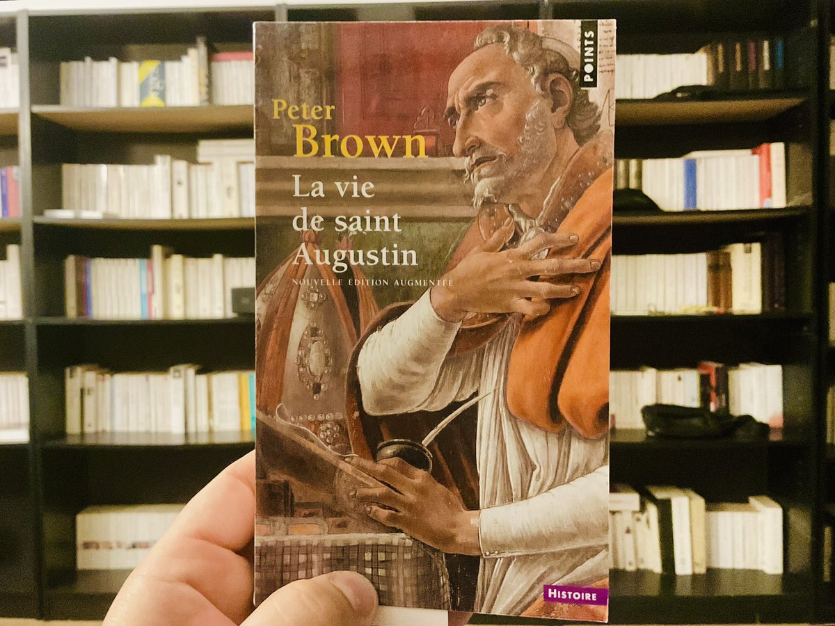 litteraire20's tweet image. #VendrediLecture Je commence cette biographie de saint Augustin.