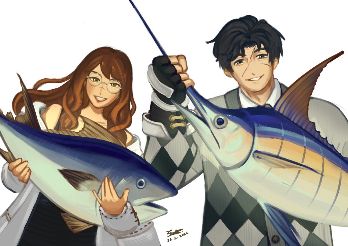 ewwa_28's tweet photo. We finally caught a fish! @pouniao 

#FFXIV https://t.co/mxjDY76rfJ