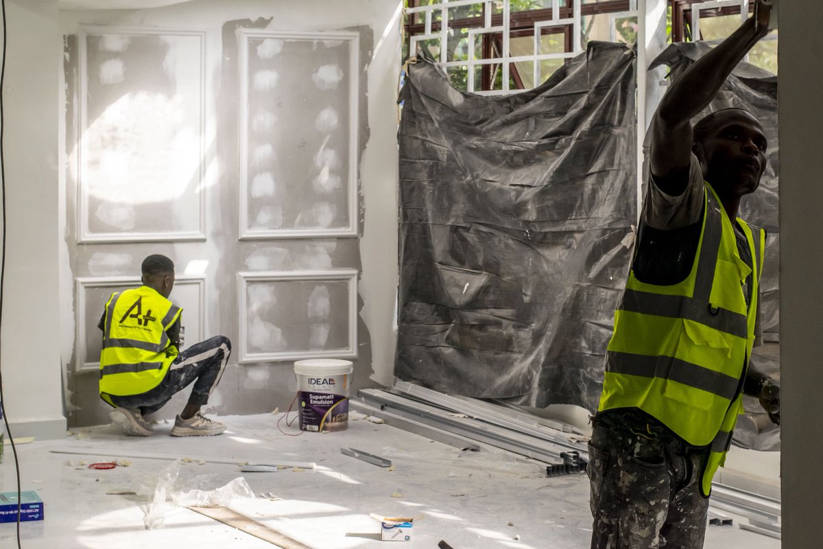 Aplus_interiors's tweet photo. It's race against time as we are working towards completion of our CBD project.

#aplusification #aplusinteriors #interiordesign https://t.co/qyGP42bNsS