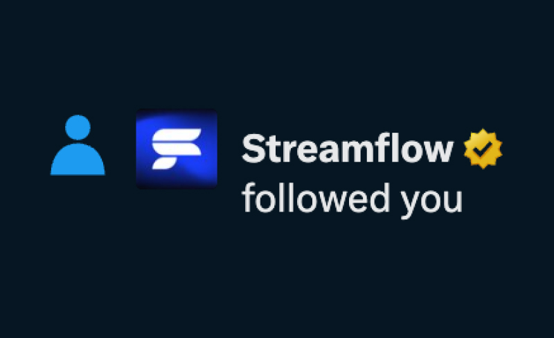 Streamflow tweet media