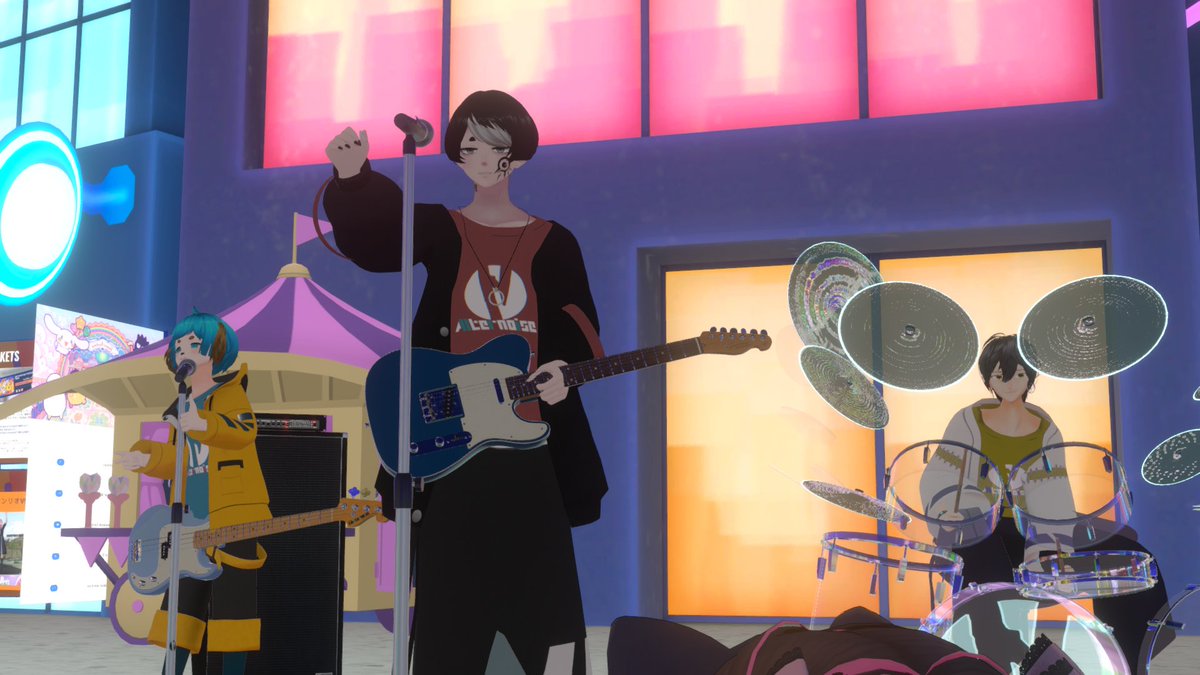 2_tasu1's tweet image. 昨日はAlternoise×QuestMakerコラボライブに行ってきました！Under North ZawaでヒメコちゃんとAlternoiseの路上ライブを続けて観るという夢のようなイベント…！オルノイの活動再開をこんな形で見られるなんて！最高すぎました！
#Alternoise #QuestMaker #サンリオVfesメモリーズ