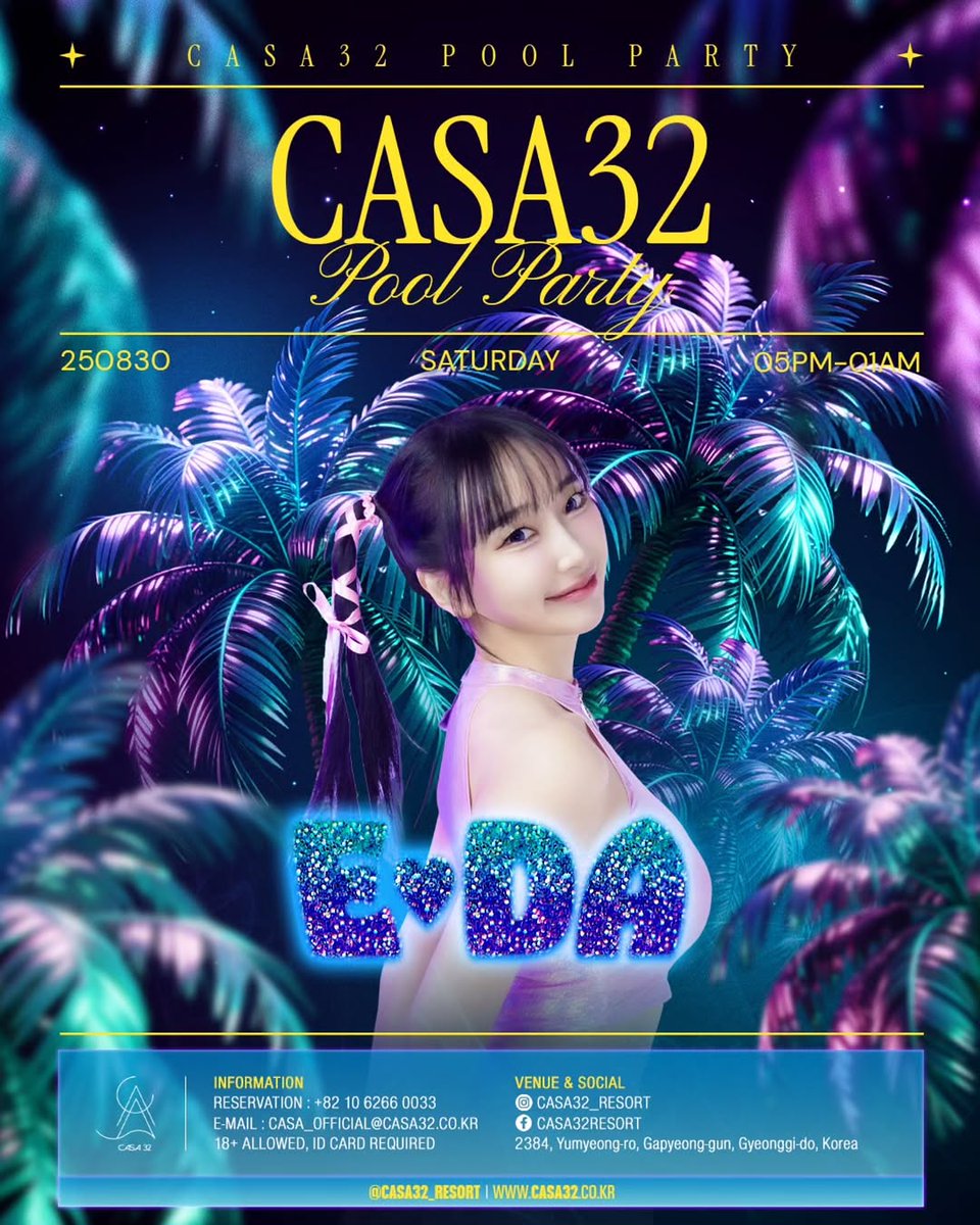 bailey_nat52898's tweet photo. 이번주 토요일은 CASA32에서😄❤️ https://t.co/Zqu4RiqVm9