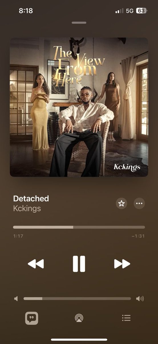 Therealqb4's tweet photo. No more waiting, “The View From Here” is officially out 🔥

Right now, my top track is “Detached” it connects too well with my recent breakfast situation 🥺😩

Shout-out to @kckinging on this project is clean, intentional and absolutely solid 👏🏾❤️ #TVFH https://t.co/FyNOVWP5sq