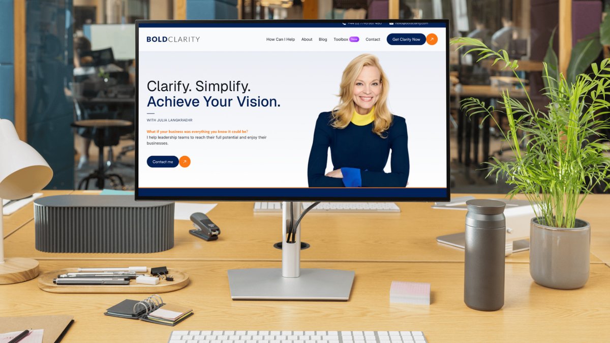 JuliaLangkraehr's tweet image. 🌐 Check Out My Refreshed Website! 

Discover improved navigation, insights, and services, including the new 'Toolbox' to assess your team, measure what matters, and calculate your potential.

#BoldClarity #EOS #EOSImplementer