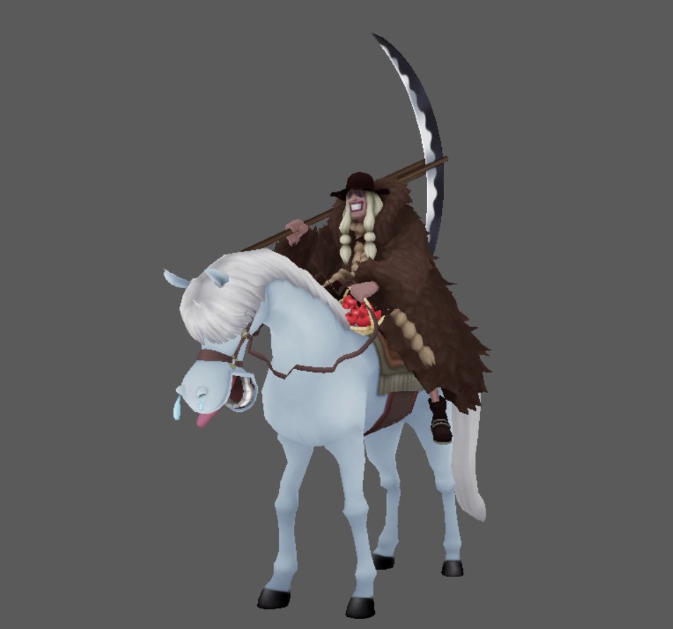 PieceKuma's tweet photo. #DocQ #OnePiece #Blackbeard Model 3D https://t.co/NjlMcFgx2G