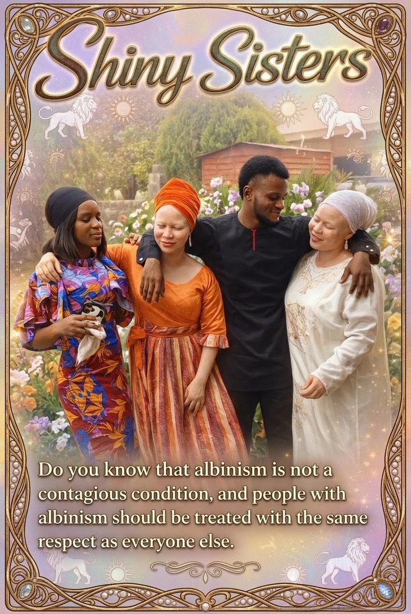 Shiny Sisters(Albinism is beautiful)😍 tweet media