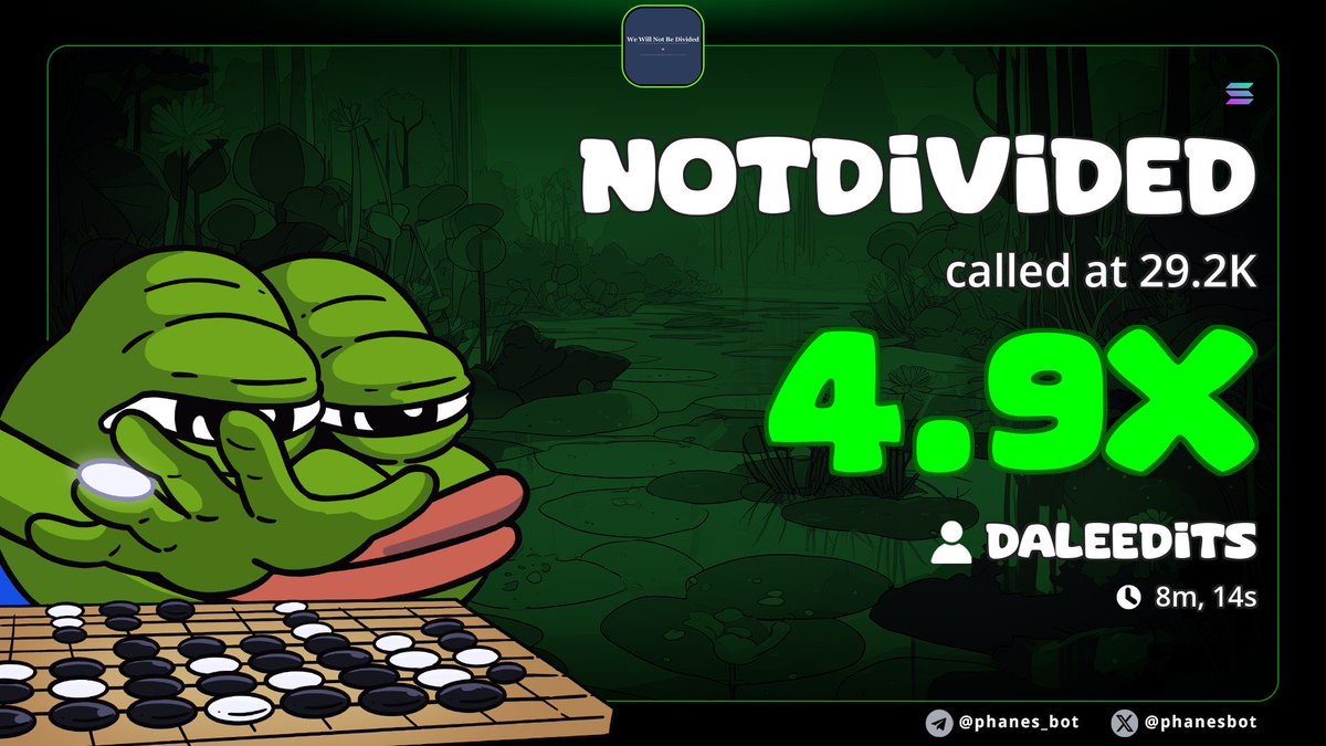 hitsmedale's tweet photo. BxPkRK7ZZZsm4r6TCdBf2W4j85BktAzL8GD4oKfypump

The real $NOTDIVIDED https://t.co/p7itZ4SEAh