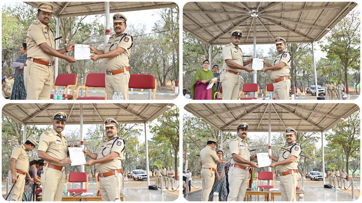 bngdistpol's tweet image. ಬೆಂಗಳೂರು ಜಿಲ್ಲೆಯ  ಡಿ.ಎ.ಆರ್ ಕವಾಯತು ಮೈದಾನದಲ್ಲಿ ಜಿಲ್ಲೆಯ ಪೊಲೀಸ್ ಅಧಿಕಾರಿ ಸಿಬ್ಬಂದಿರವರುಗಳಿಂದ ವಾರದ  ಕವಾಯತು ನಡೆಸಿ,ಉತ್ತಮವಾಗಿ ಕರ್ತವ್ಯ ನಿರ್ವಹಿಸಿದ ಅಧಿಕಾರಿ / ಸಿಬ್ಬಂದಿ ರವರುಗಳಿಗೆ ನಗದು ಬಹುಮಾನ ನೀಡಿ ಪ್ರಶಂಸಿಸಲಾಯಿತು.
#Goodwork
#Bengalurudistrictpolice