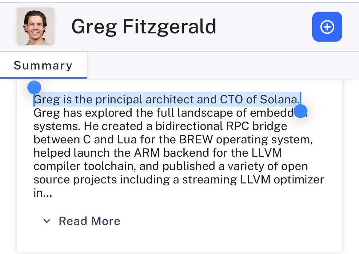 Greg Fitzgerald, the cofounder of @Solana is quoting $OWOCKIBOT posts &amp; Owockibot is 200k market cap 😸

$felix is 30x &amp; $kellyclaude is 50x higher than Owockibot

Crypto bros, Owockibot was founded by the Gitcoin founder (300M ath)

Insanely undervalued. INSANELY
