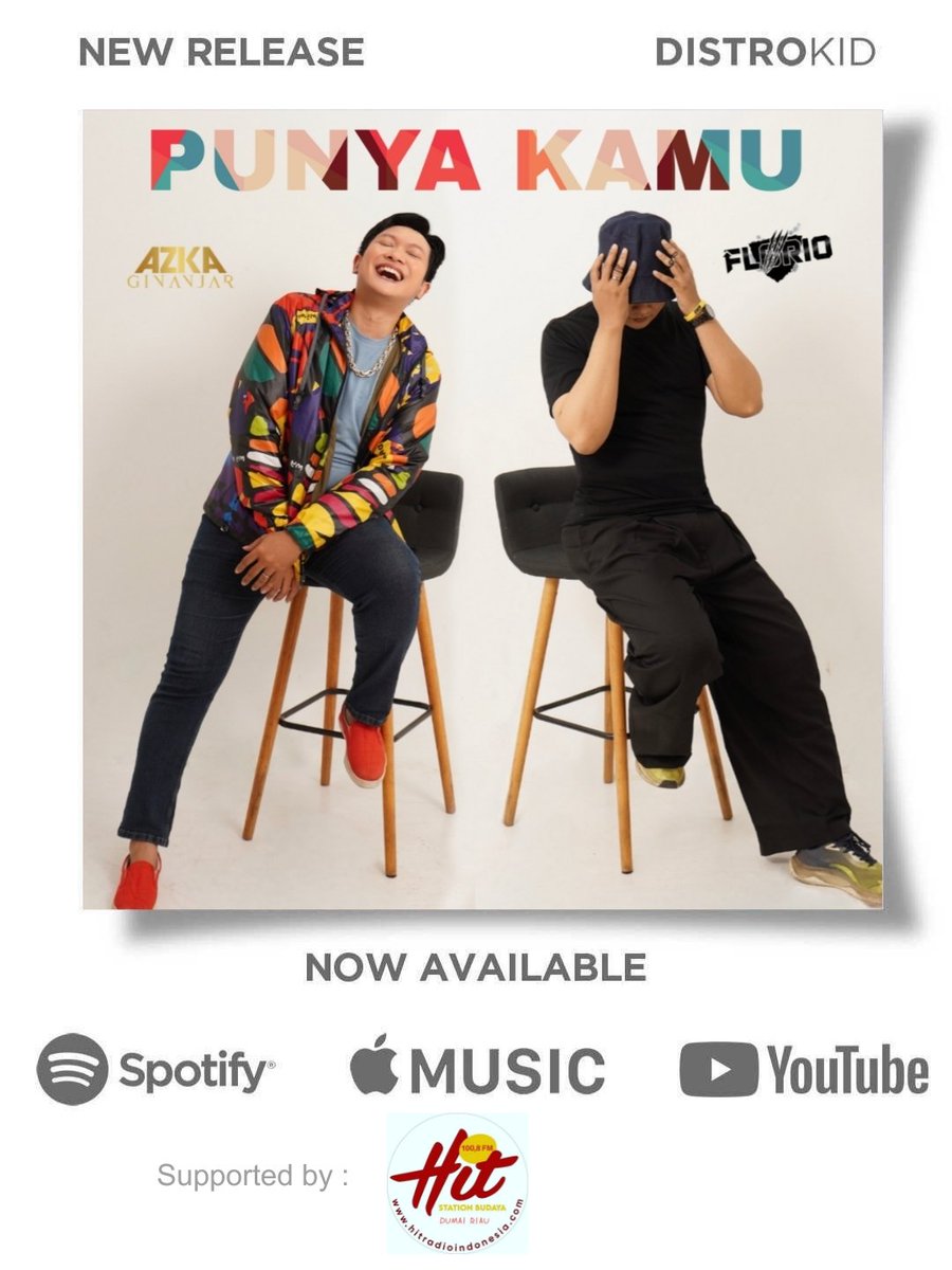 Hai Sobat Sayang di DUMAI RIAU !!!!
Jangan lupa request terussss lagu Azka Ginanjar Feat Florio berjudul "PUNYA KAMU" di Radio 100,8 HIT FM, Tiap hari yaaaa
#DengerinRadio