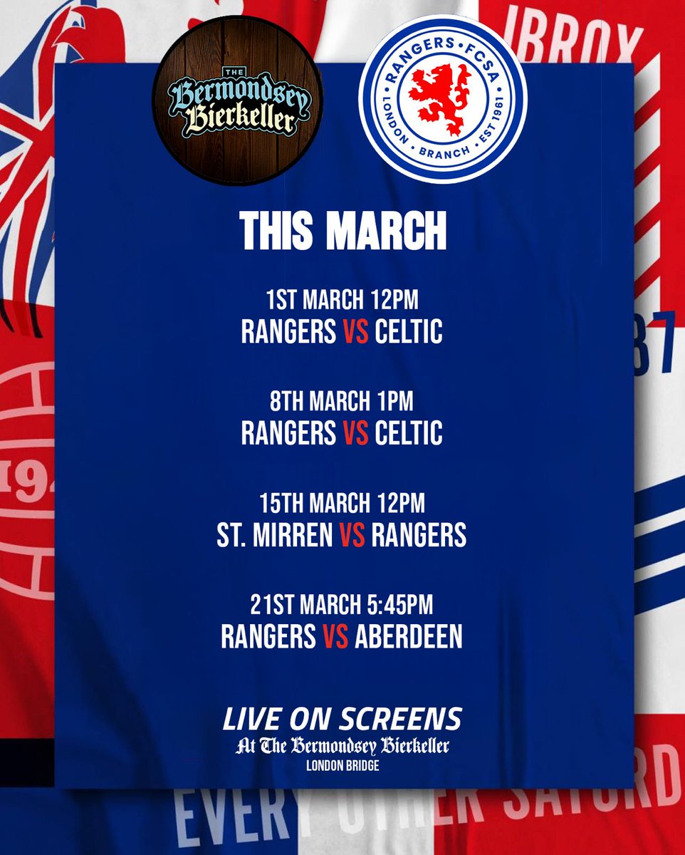 RFCSA_LB's tweet photo. All of our games are on @BermondseyBK this month, starting with these weekends massive Old Firm. 10% off at BBK if you're one of our members. 🇬🇧 https://t.co/FENeFAAU7A