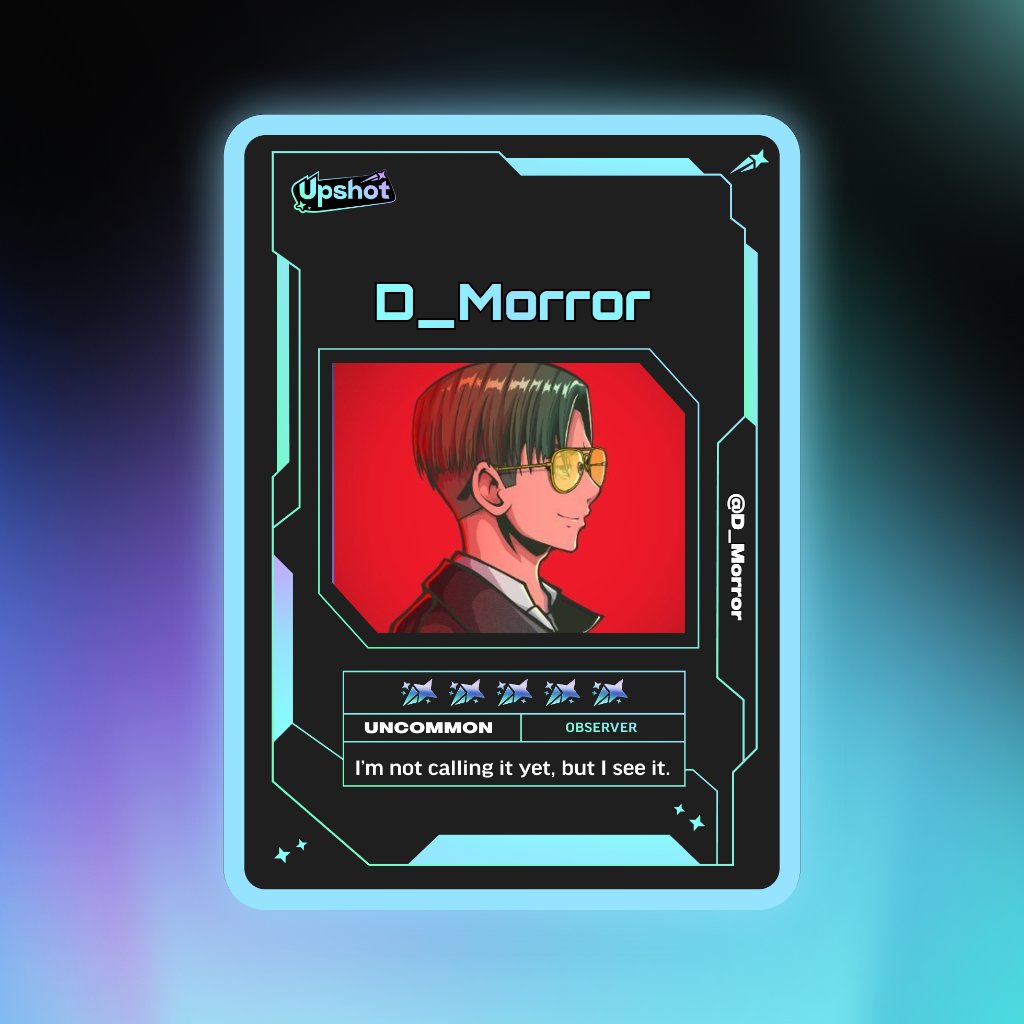 D_Morror's tweet photo. Just ripped my Predictor Card!

Ready to claim instant cash prizes, free packs and more.

Welcome to Prediction Play on @upshot_cards

Your turn
https://t.co/OiA4qIlGRP https://t.co/63l9GrZIF7