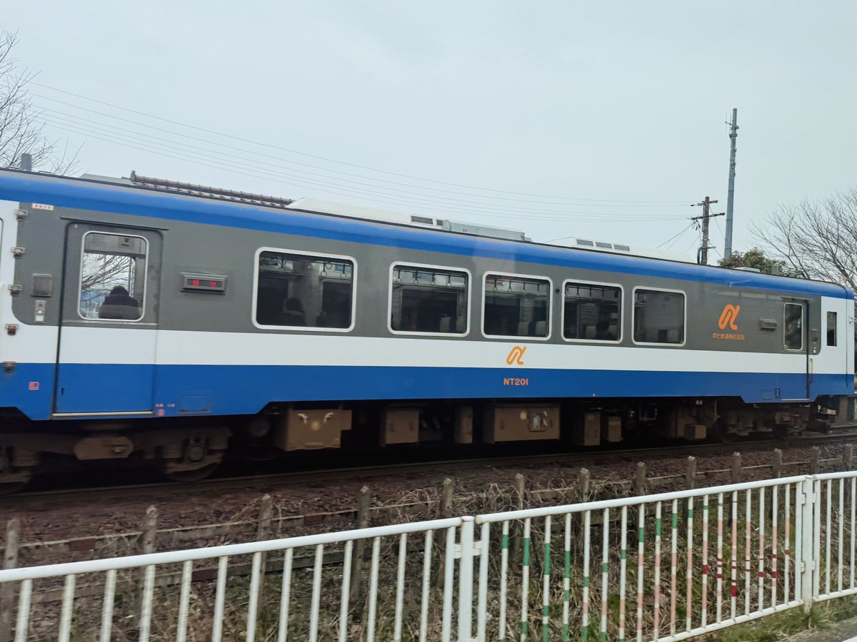 また、のと鉄道を拝見できました。今回はノーマル列車でした。 #のと鉄道