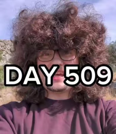 Day 509 of not cuting my hair until el puto ministerio cumple 5 plazos seguidos del BOE