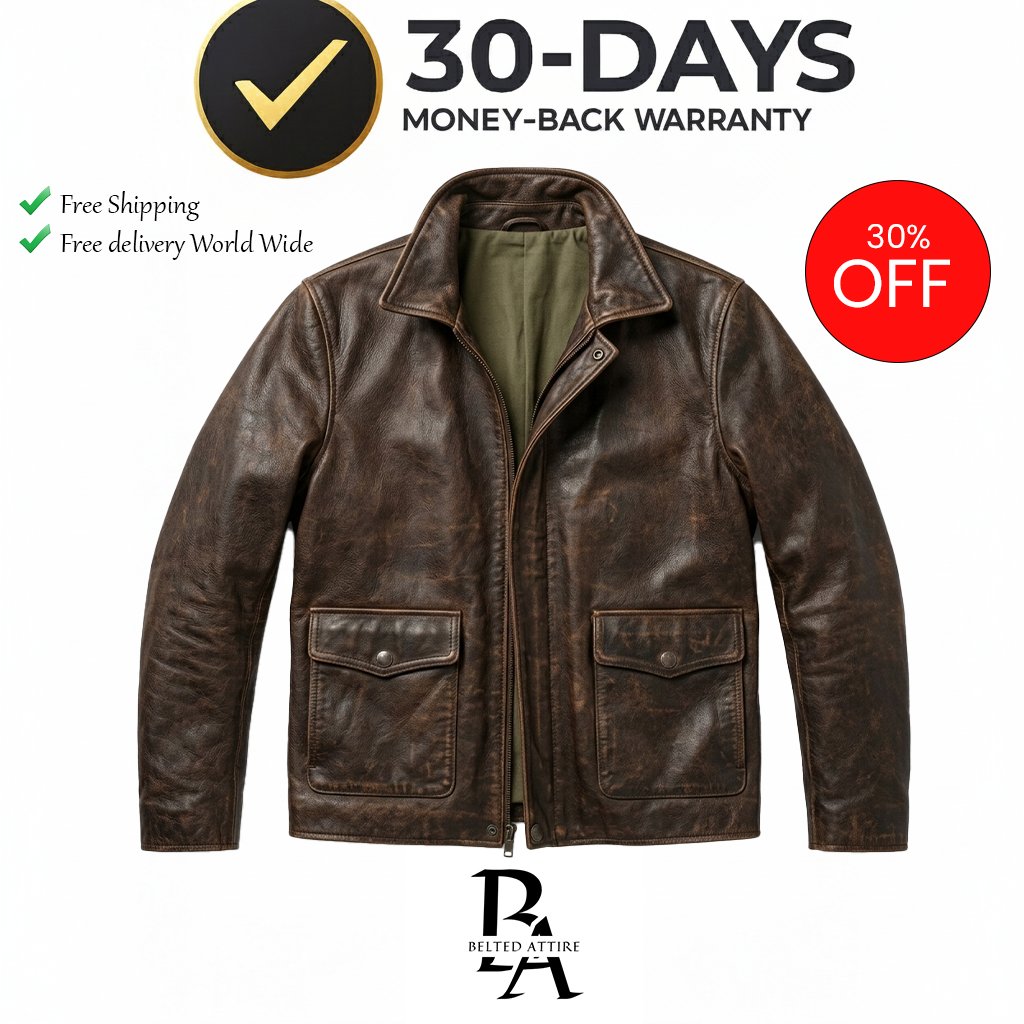 BeltedAttire's tweet image. Men's Distressed Brown Leather Bomber Jacket

✔30-Day Satisfaction Guarantee
🌍 Free Worldwide Shipping

Shop Now
Website : beltedattire.com/products/mens-…

ETSY    : etsy.com/listing/446380…

#BeltedAttire
#SheepskinJacket
#DistressedLeather
#BomberJacket
#VintageLeather
#PilotJacket