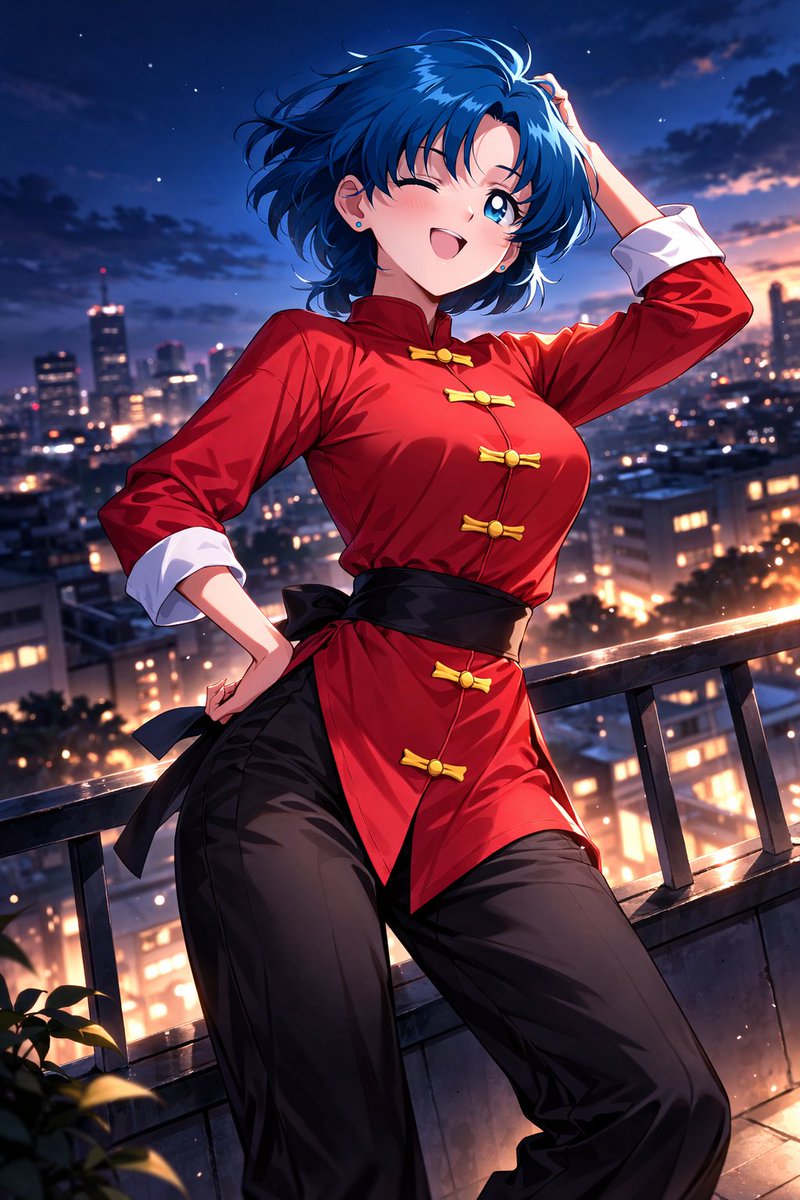 SMercurySexy's tweet photo. 🫧: ¿Qué tal me queda? Solo espero que Ranko no se enoje de que tomé su ropa prestada...sin que ella lo supiera https://t.co/yRJ5YFtIfa